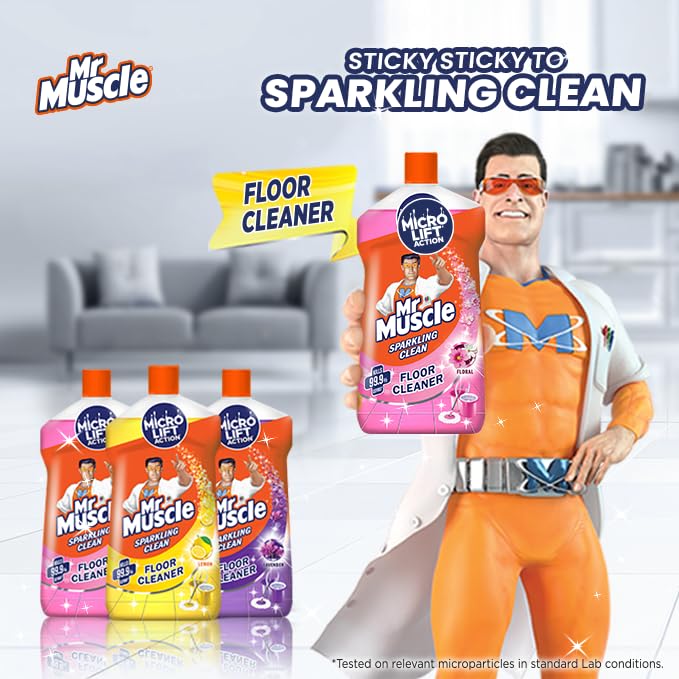 Mr Muscle Mr. Muscle Floor Cleaner - Floral Perfection, 1L Bottle - Image 2
