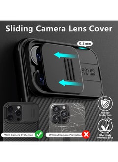General Magsafe Case for iPhone 16 Pro Max with Sliding Camera Cover, Slim & Slip & Drop Protection 16 Pro Max Privacy Case, Shock Resistant Magnetic Case for iPhone 16 Pro Max 6.9 inch  - Image 2