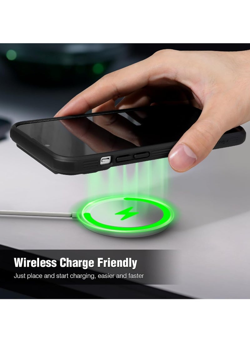 حافظة MagSafe لجهاز iPhone 16 Pro Max مع غطاء كاميرا منزلق: حماية نحيفة ومضادة للانزلاق والصدمات، حافظة حماية خصوصية لجهاز iPhone 16 Pro Max، حافظة مغناطيسية مقاومة للصدمات لجهاز iPhone 16 Pro Max بحجم 6.9 بوصة.