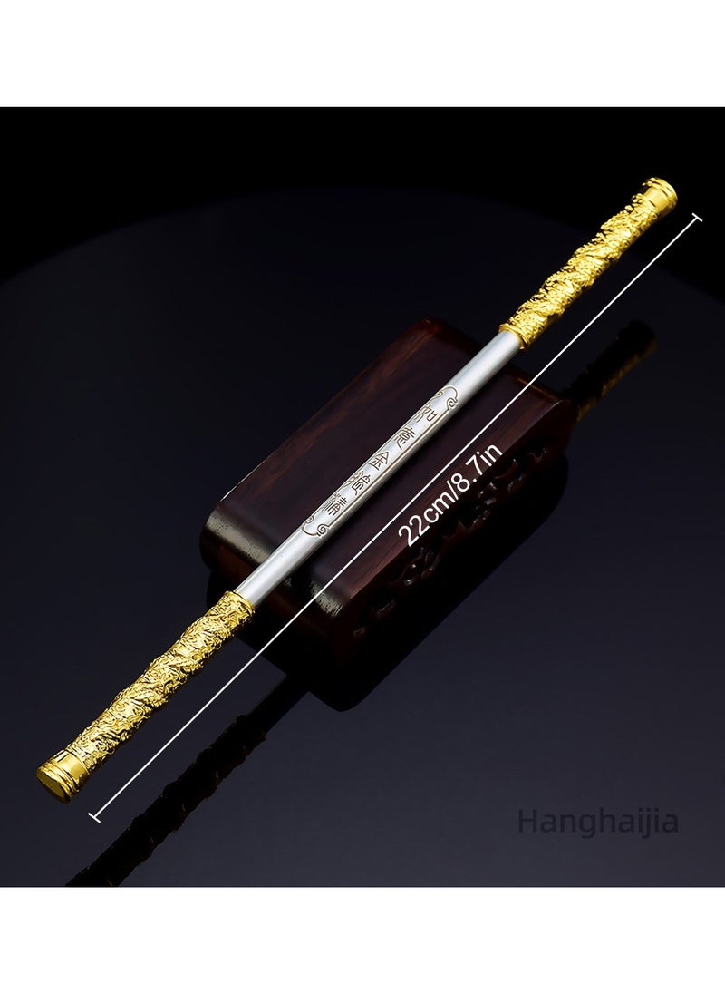 Hanghaijia Black Myth WuKong Props Ruyi Golden Cudgel ,Pilgrimage to The West Monkey King  22cm  Staff model  - Image 5