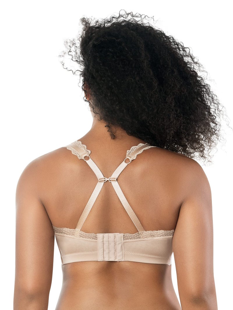 PARFAIT Dalis P5641 Women's Full Busted and Curvy Wire Free Bralette-Bare-32F - Image 4