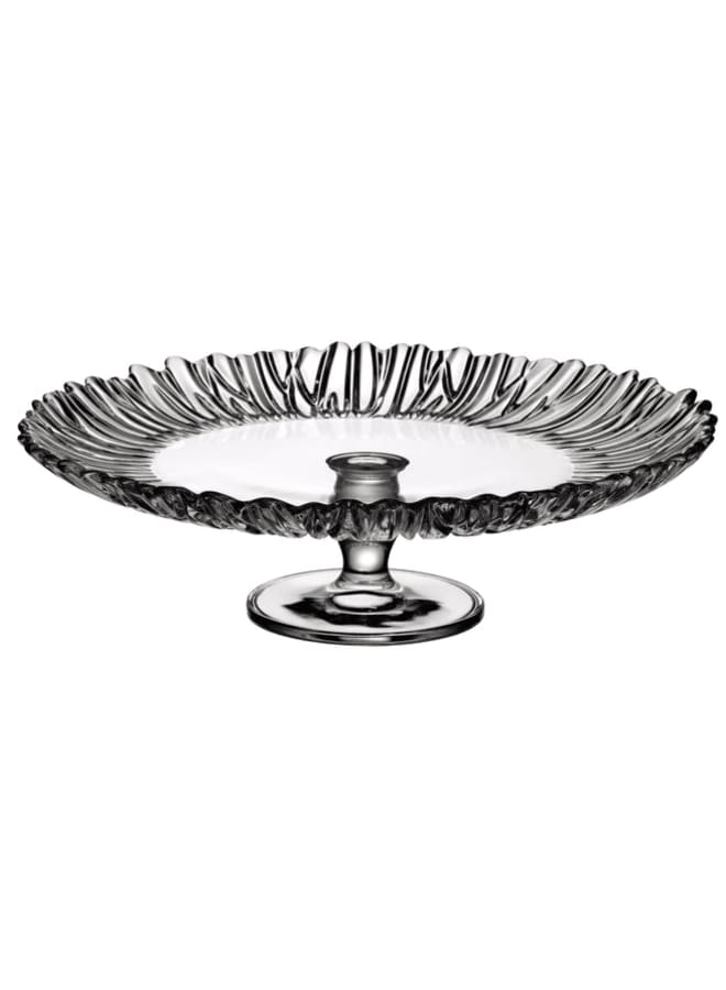 باساباتشي Aurora Footed Cake Serving Platter- 20cm - Clear- Glass Clear 20cm - Image 2