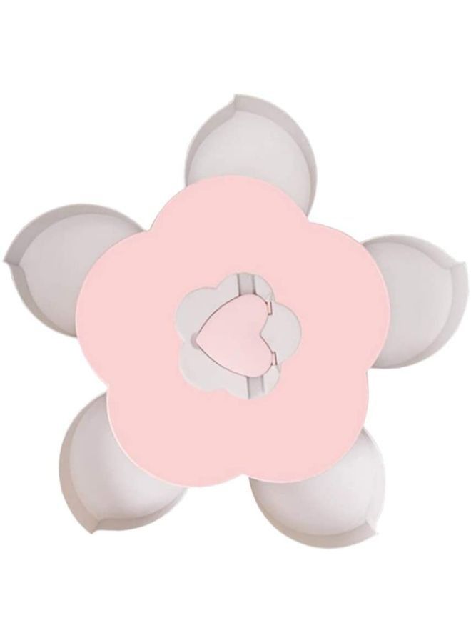 Petal Shaped Rotating Candy Box Dish with Mobile Holder - Image 1