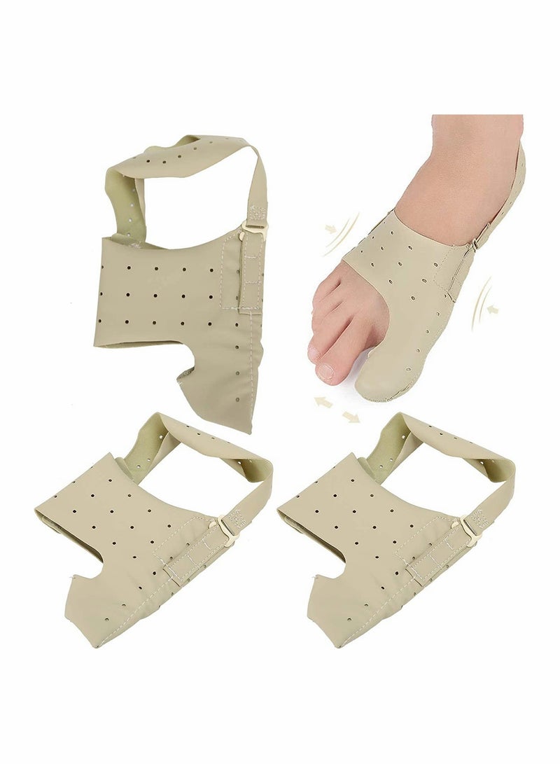 Excefore Bunion Corrector Sleeve, 2PCS Adjustable Bunion Pads Brace Cushions Toe Straightener with Gel Toe Separator Spacer Straightener and Spreader - Image 2