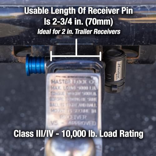 Master Lock 1480DAT Stainless Steel Receiver Lock for 5/8 in. Receiver Hole - Image 5