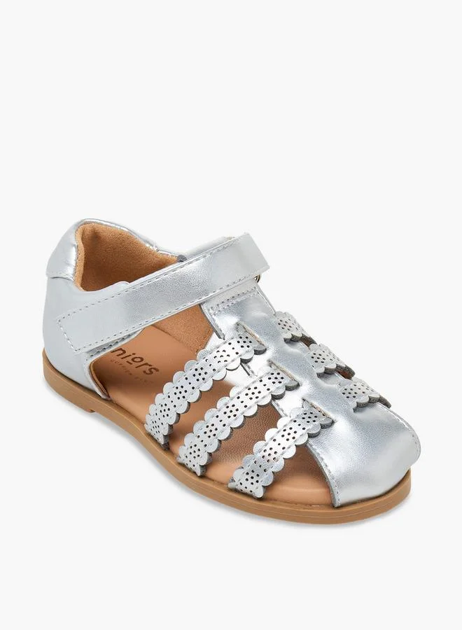 جونيورز Girls Hook & Loop Sandals