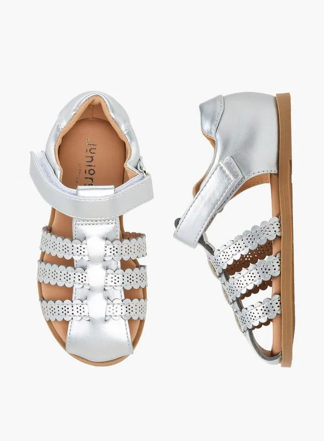 جونيورز Girls Hook & Loop Sandals