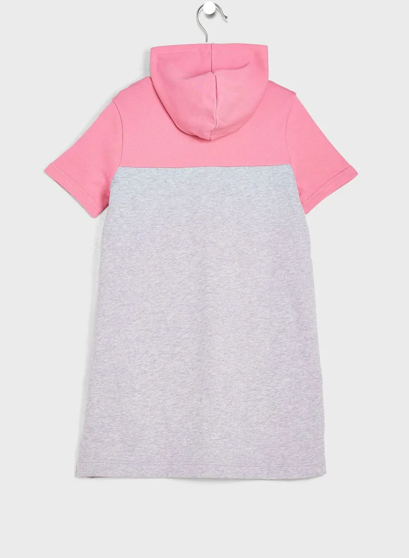 LACOSTE Kids Color Block Dress