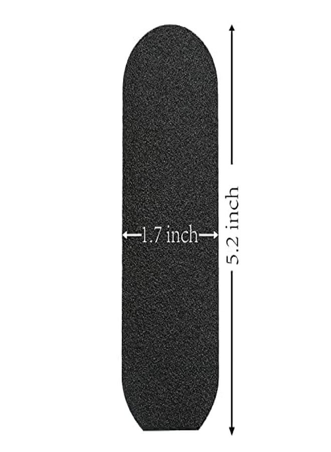 AOPOCKAN TECH Stainless Steel Pedi File Refill, 80 Grit, Black - Pedicure Refill Pads - Foot Rasp Pad with Removable Glue,Size 5.2" L x 1.7" W, - Image 2