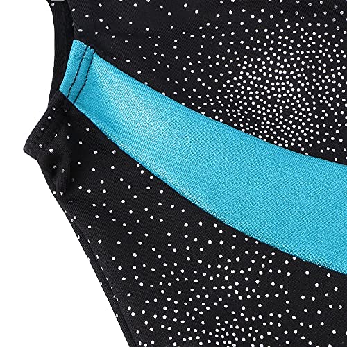 DAXIANG Gymnastics Leotard for Girl Dance Clothes Kids Leotards Gymnastics Hot Pink Blue Black 7-8 Years - Image 5