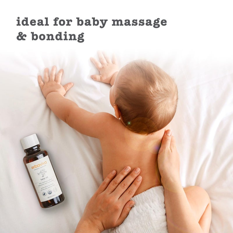 erbaviva Baby Oil, 4 Fl Oz - Image 4