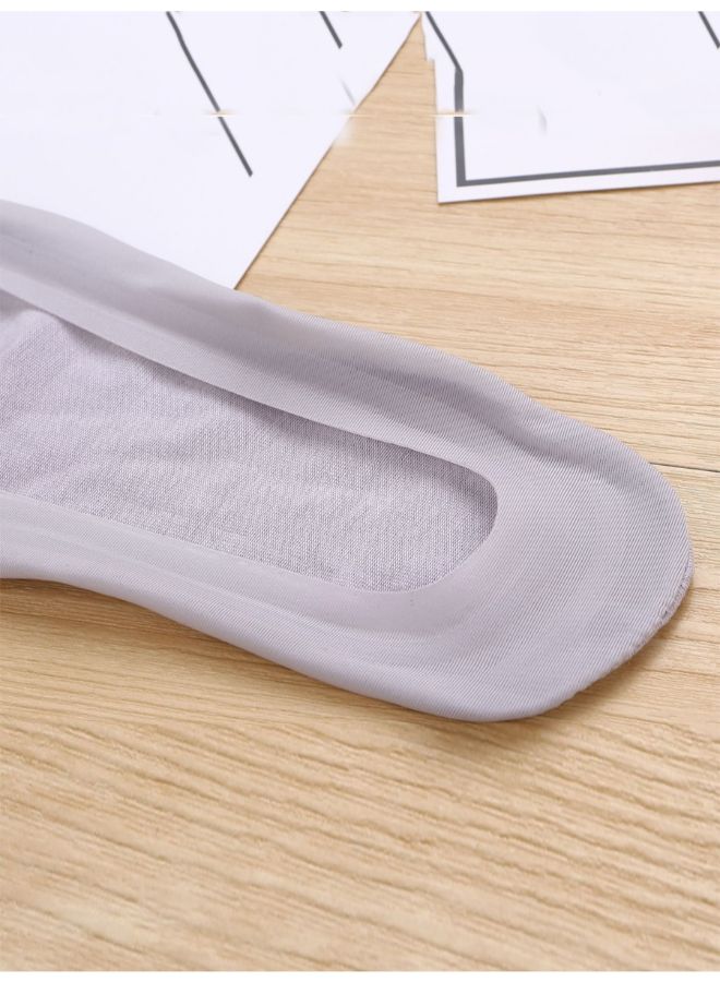 5 Pairs Of Anti-Slip Invisible Socks Multicolour - Image 4