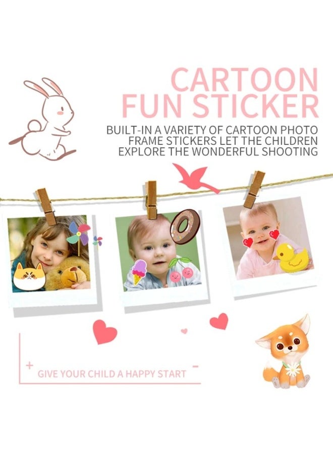 Children's Camera Mini HD Camera SLR Digital Camera Toy Photo Video Game Gift-Color:Yellow Bear-HD  - Image 5