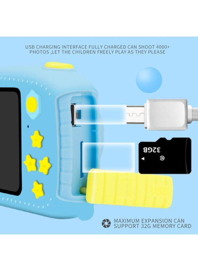 Children's Camera Mini HD Camera SLR Digital Camera Toy Photo Video Game Gift-Color:Yellow Bear-HD  - Image 3