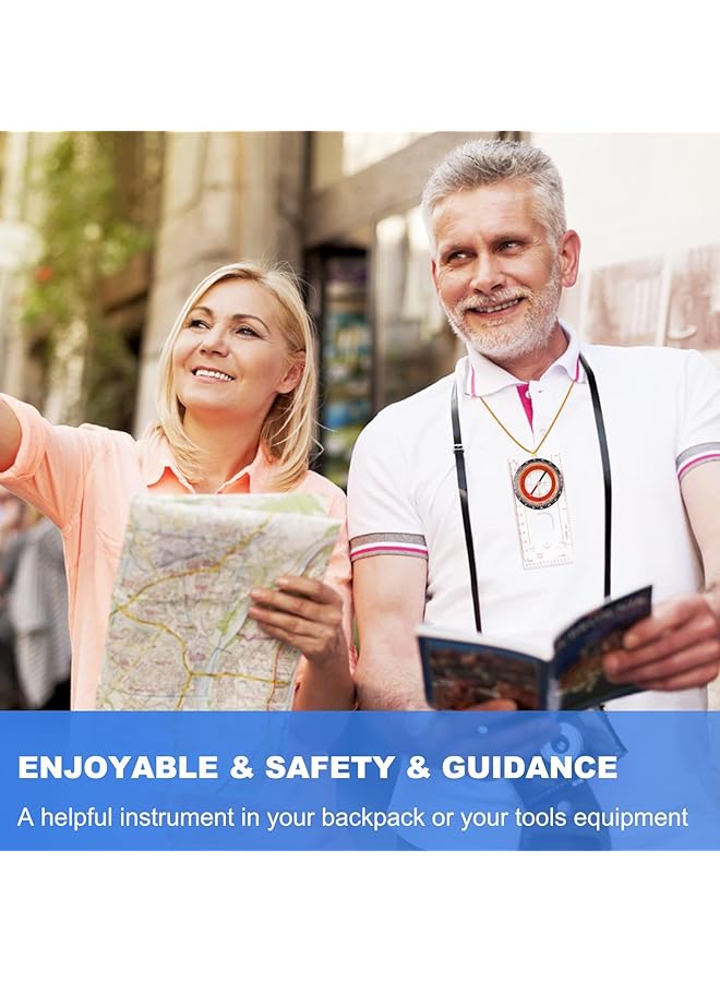 إكسفور بوصلة رينجر المحمولة، بوصلة الكشافة، بوصلة الملاحة للمشي لمسافات طويلة، مناسبة لقراءة خريطة الرحلات الاستكشافية، الملاحة، التوجيه والبقاء على قيد الحياة - Image 3