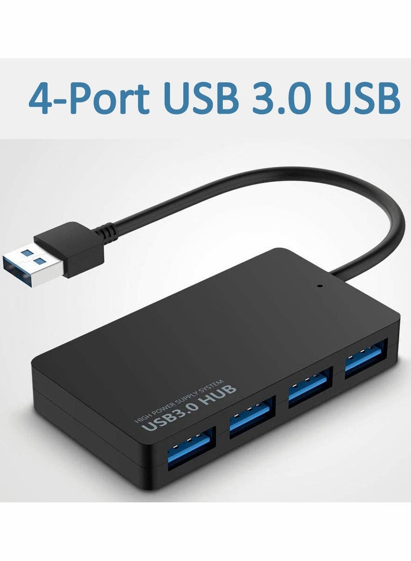 SYOSI USB Hub 4-Port 3.0 Adapter Ultra Slim Splitter Extension 5Gbps High-Speed Data Extender for MacBook, Mac Pro, Mini, iMac, Surface XPS, PC, Flash Drive, Mobile HDD  - Image 3