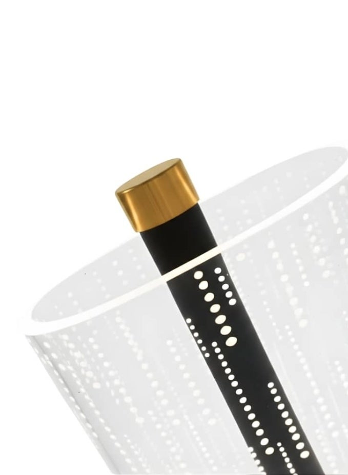 ACCEPT LED Acrylic Floor Lamp with Gold Base Electric Operated with 3 Colors Switch for Lighting White, Warm White and Natural white - Image 3