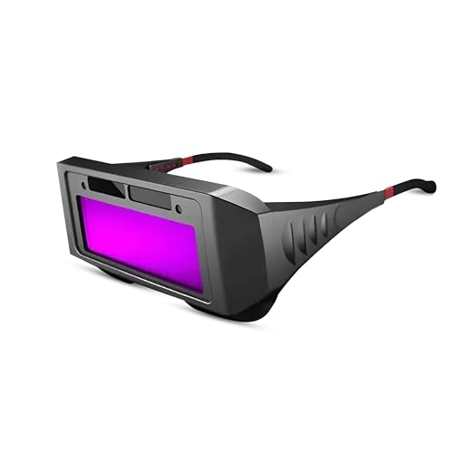 Robustt Auto Darkening Welding Goggles - Pack of 1 | PC & ABS Material | Adjustable Wearing Design | Solar Welding Goggles | UV Resistant | Multi Purpose - Image 1