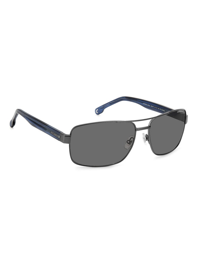 Carrera Men's UV Protection Rectangular Sunglasses - Carrera 8063/S Matte Dark Ruthen 61 - Lens Size: 61 Mm - Image 2