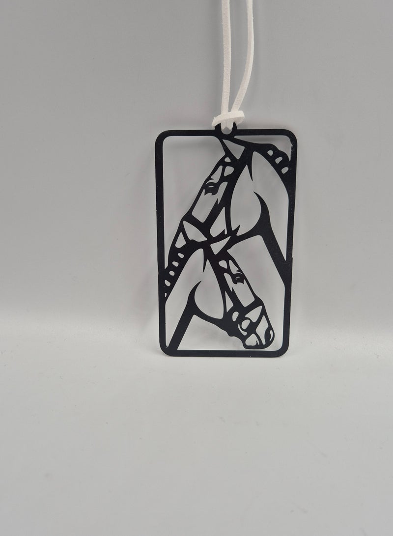 Passion District Car hanging decoration accessories made of steel with horses design - Image 2