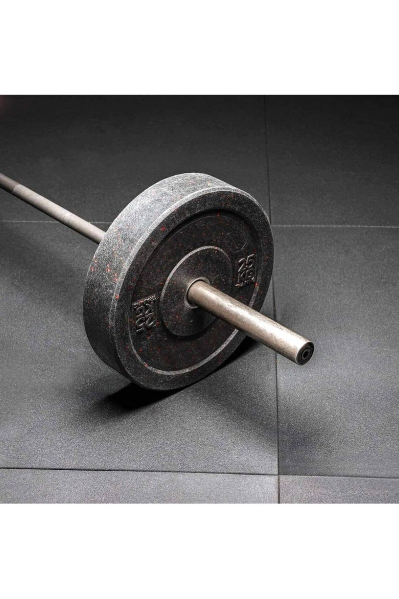 Terrain 30MM EXTRA THICK Rubber Heavy-Duty Gym Floor Mat Black, Commercial Gym Rubber Floor Tiles, Shock Absorbing, Sound Proof High Impact Protective Flooring Mats for Gym - Image 5