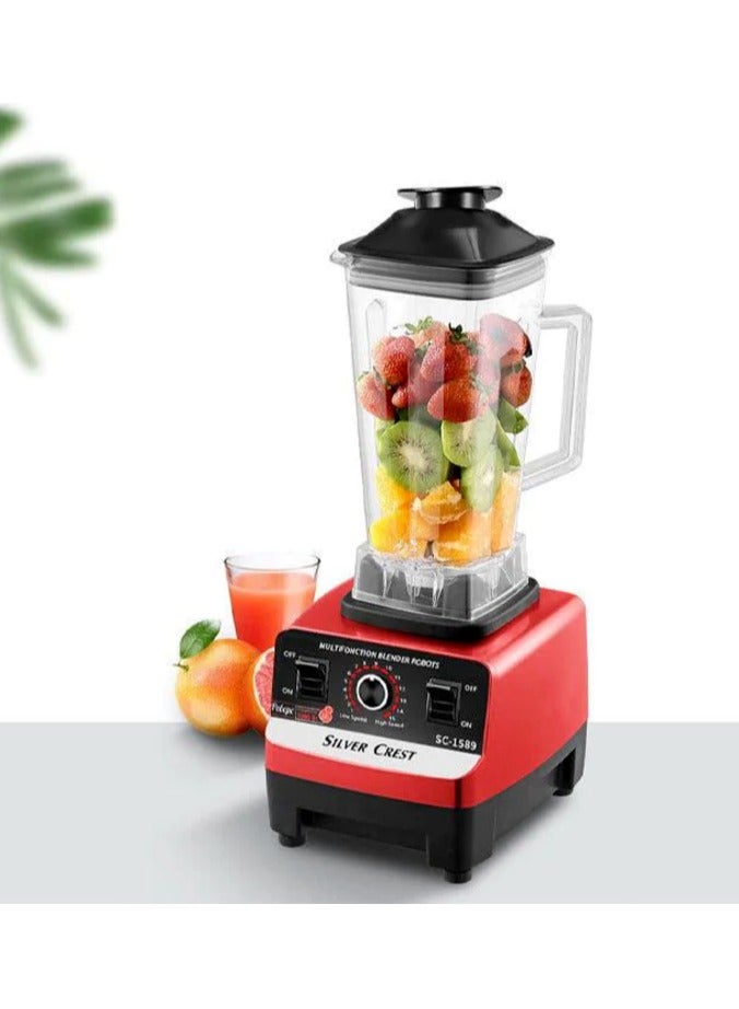SilverCrest SILVER CREST 4500W Heavy Duty Commercial Grade Blender SC-1589 Multicolor- Single Jar - Image 1