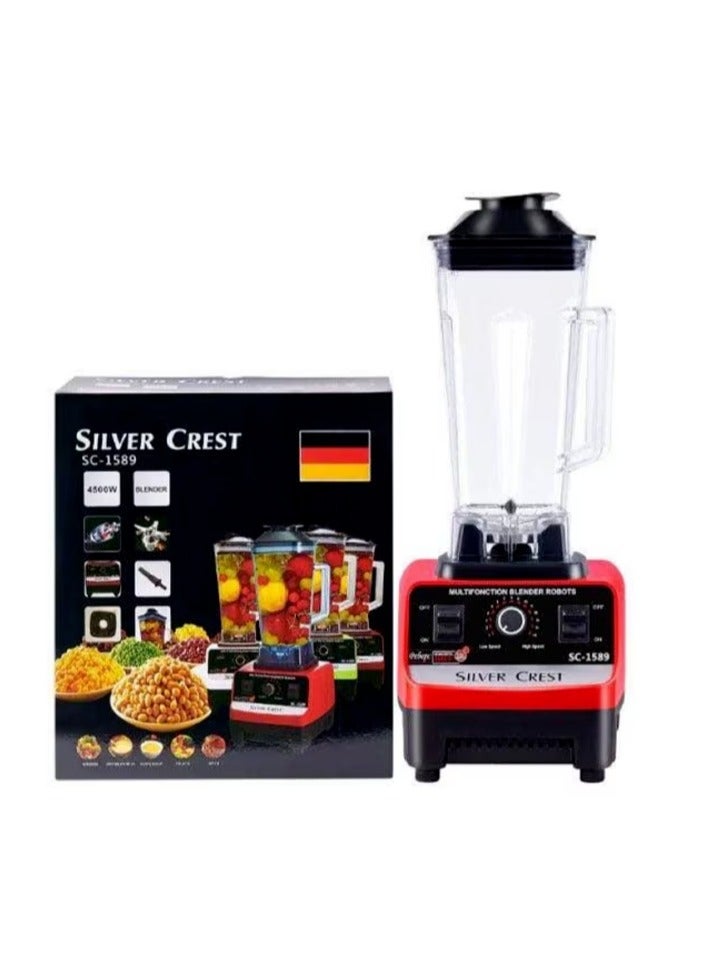 SilverCrest SILVER CREST 4500W Heavy Duty Commercial Grade Blender SC-1589 Multicolor- Single Jar - Image 2