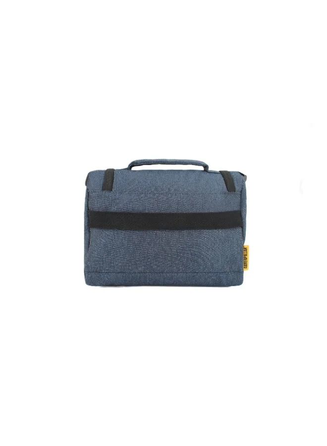 كاتربلر CAT Lunch Bag – 100% Polyester, 5L Capacity, Adjustable Shoulder Strap – Dark Blue Denim