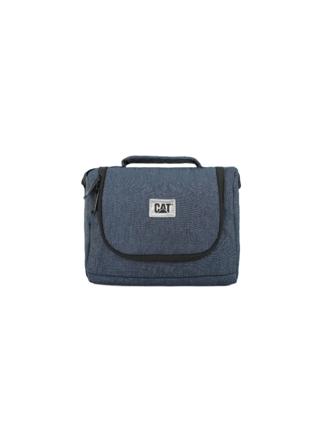 كاتربلر CAT Lunch Bag – 100% Polyester, 5L Capacity, Adjustable Shoulder Strap – Dark Blue Denim