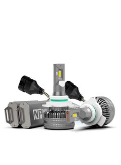 Car LED Headlight Bulbs 9006 100W 12000LM 6500K Cool White High Beam Low Beam 2 Piece