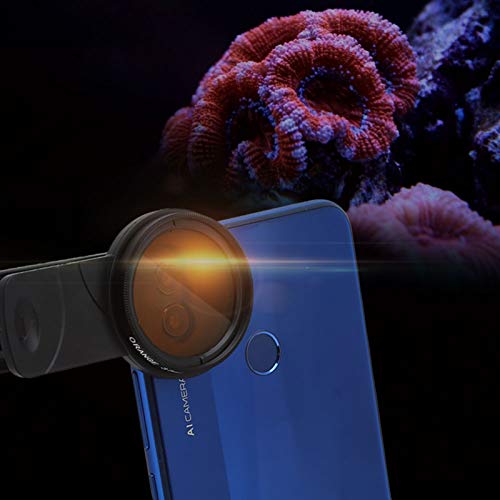Zerodis Fish Photography Lens, Smartphone Camera Lens Filter Accessories with Macro for Reef Aquarium Photography - Image 2