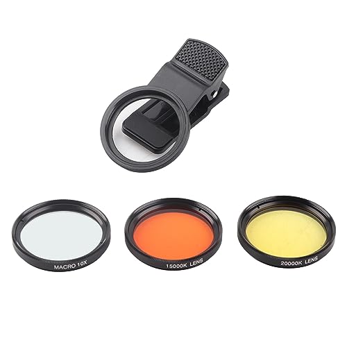 Zerodis Fish Photography Lens, Smartphone Camera Lens Filter Accessories with Macro for Reef Aquarium Photography - Image 1