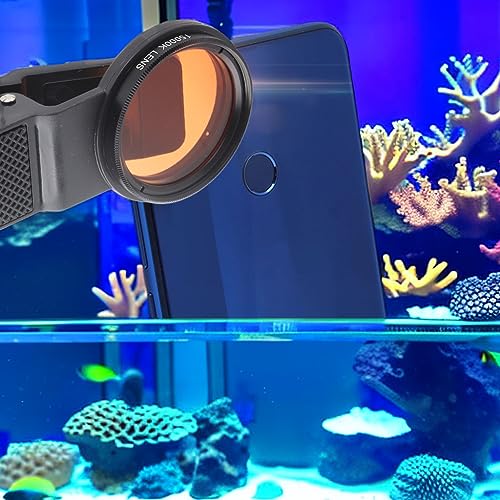 Zerodis Fish Photography Lens, Smartphone Camera Lens Filter Accessories with Macro for Reef Aquarium Photography - Image 5