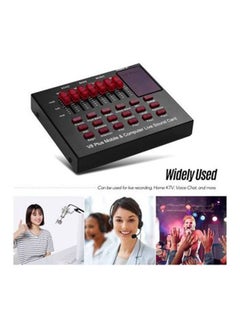 Generic V8 Plus Mobile And Computer Live Sound Card Black  - Image 5