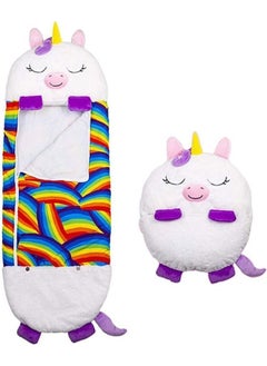 Gonice Kids Cartoon Large Warm Sleeping Bag, Portable FoldingPillow & Sleepy Sack  - Image 1