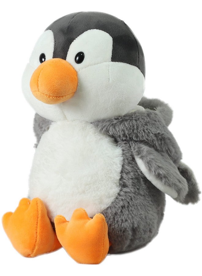 Mirada Cute Grey Penguin Soft Toy For Girls/Kids | Huggable Hoodie Penguin Soft Toy | Stuffed Plush Animal | Ideal For Birthdays & Special Occasions - 25Cm - Image 3