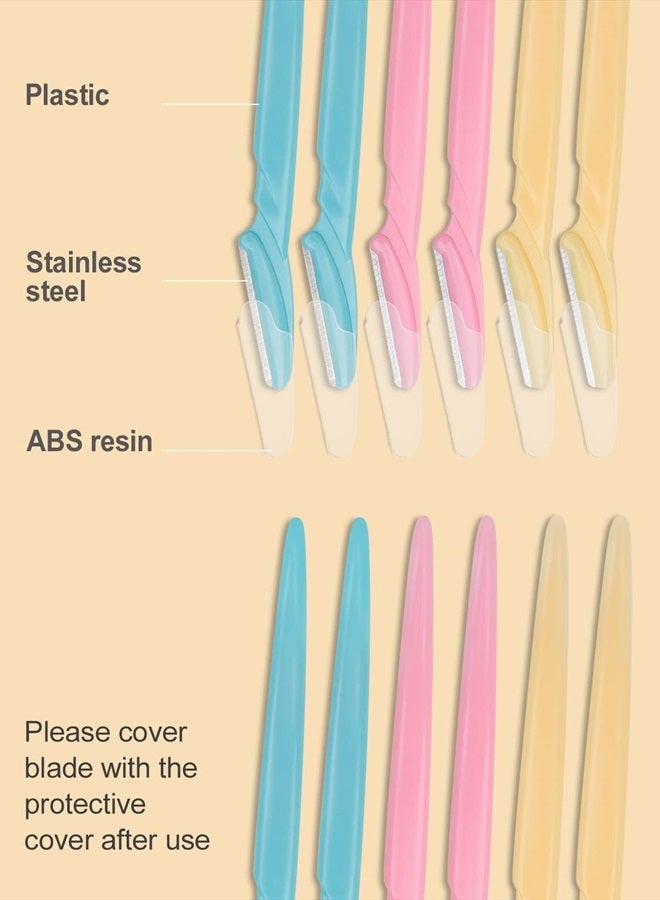 MoHern Eyebrow Razor for Women, 60 Pcs Dermaplaning Razor for Women Face, Multipurpose Face Razors for Women and Men by MoHern - Image 4