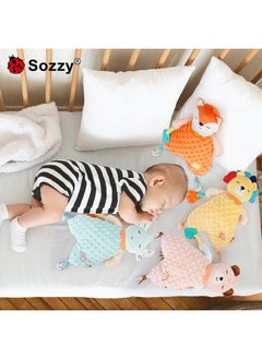Generic Sozy Newborn Grasping Exercise Educational Soothing Towel Soothing Plush Doll Baby Toy Educational 0-1 Years Old-Color:Cute Animal Soothing Towel A Small Elephant  - Image 5