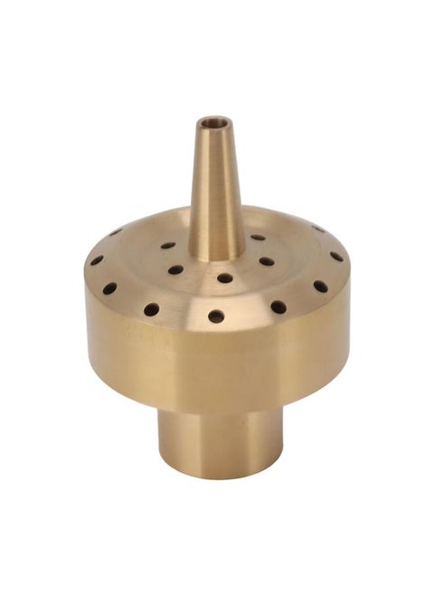 Water Fountain Nozzle Brass Fountain Nozzle Column Sprinkler Spray Head for Garden Pond Bring Beautiful Visual Effects G3/4in
