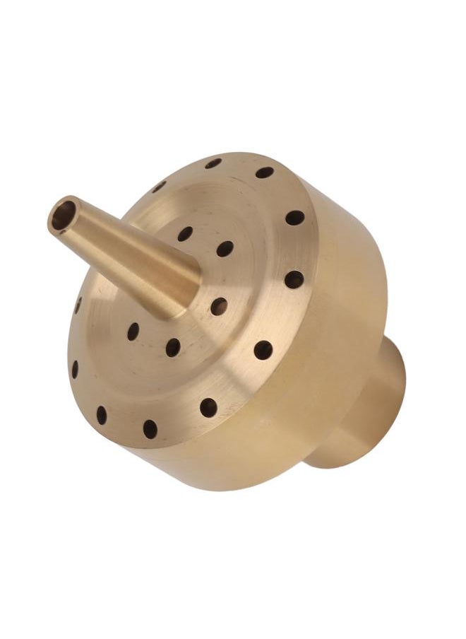 Water Fountain Nozzle Brass Fountain Nozzle Column Sprinkler Spray Head for Garden Pond Bring Beautiful Visual Effects G3/4in