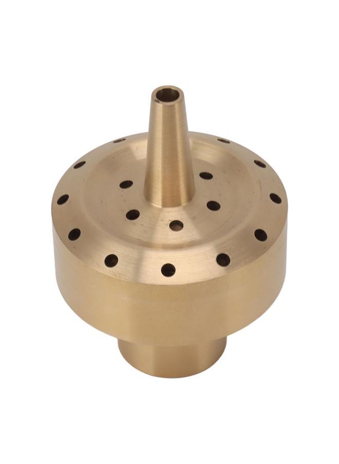 Water Fountain Nozzle Brass Fountain Nozzle Column Sprinkler Spray Head for Garden Pond Bring Beautiful Visual Effects G3/4in
