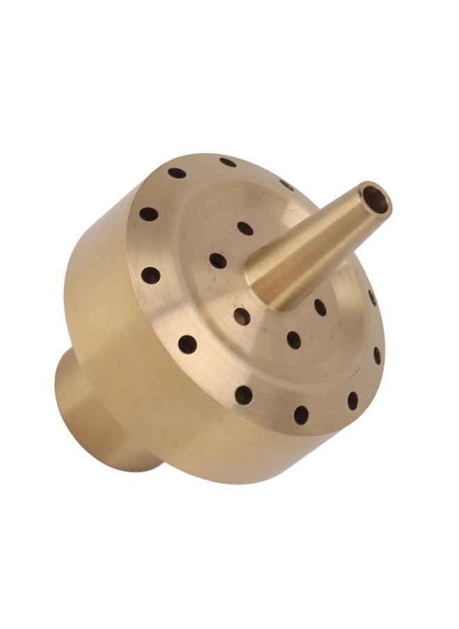 Water Fountain Nozzle Brass Fountain Nozzle Column Sprinkler Spray Head for Garden Pond Bring Beautiful Visual Effects G3/4in