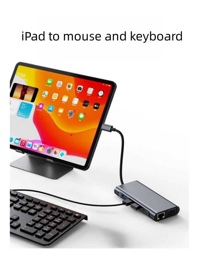 Type C Hub3 0usb Extender Gigabit Notebook Converter 6-In-1  - Image 5