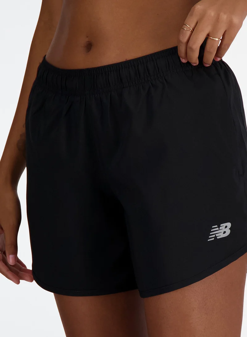 New Balance 5" Logo Shorts