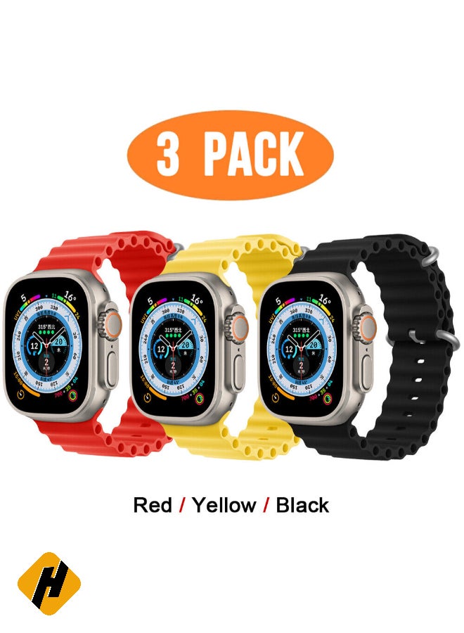 HuHa Apple Watch Band Strap For Apple Watch Ultra 2/Ultra 49mm, Series 10 46mm, 9/8/7 45mm, SE2/SE/6/5/4 44mm, 3/2/1 42mm 