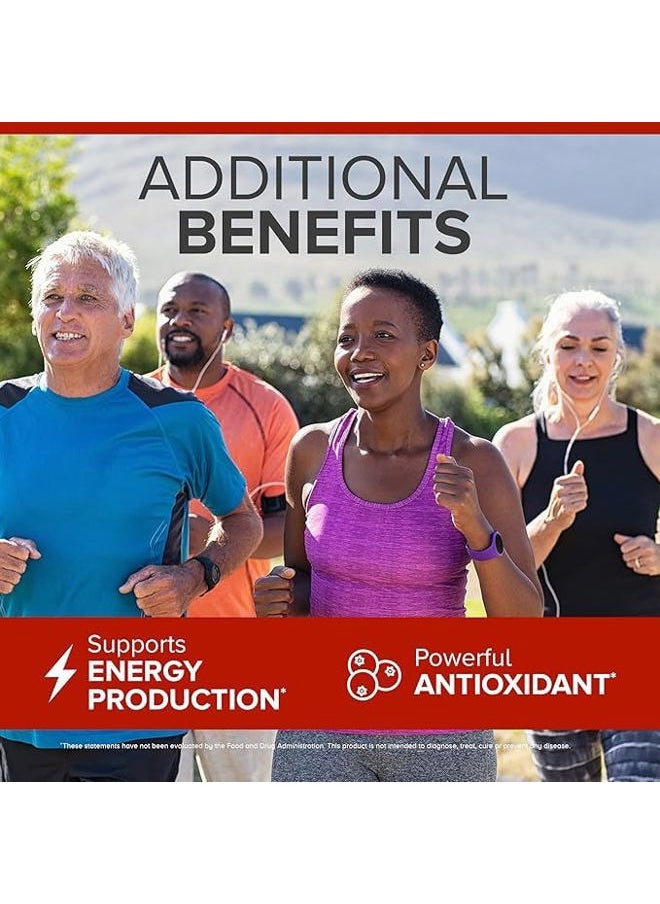 Qunol Ultra CoQ10 100mg Softgels- 3x Better Absorption Coenzyme Q10 Supplements - Antioxidant Supplement for Vascular and Heart Health & Energy Production - 2 Month Supply - 60 Count  - Image 4