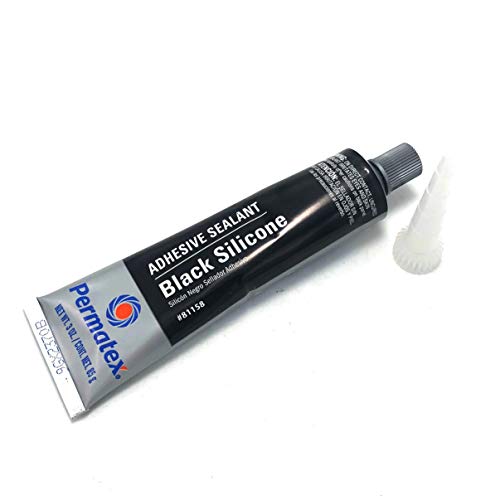 Permatex 81158 Black RTV Silicone Sealant. 3 oz. - Image 1