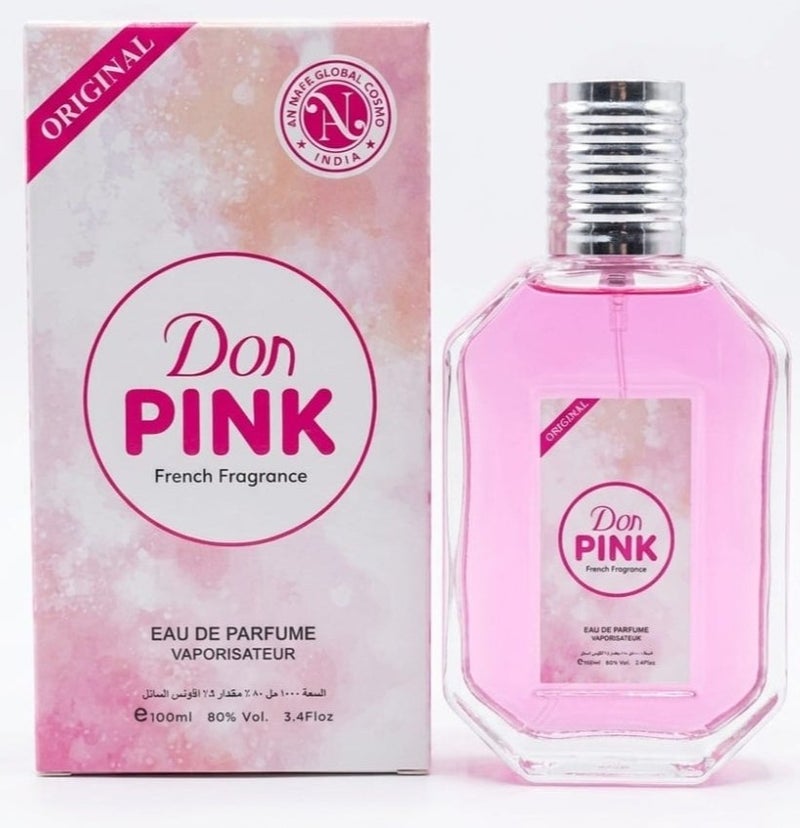 don Original Pink French Fragrance EDP Vaporisateur 100ml - Image 1