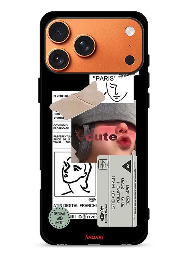 Tolwak Apple iPhone 17 Pro Max Protective Case Cover Cute Sticker - Image 1