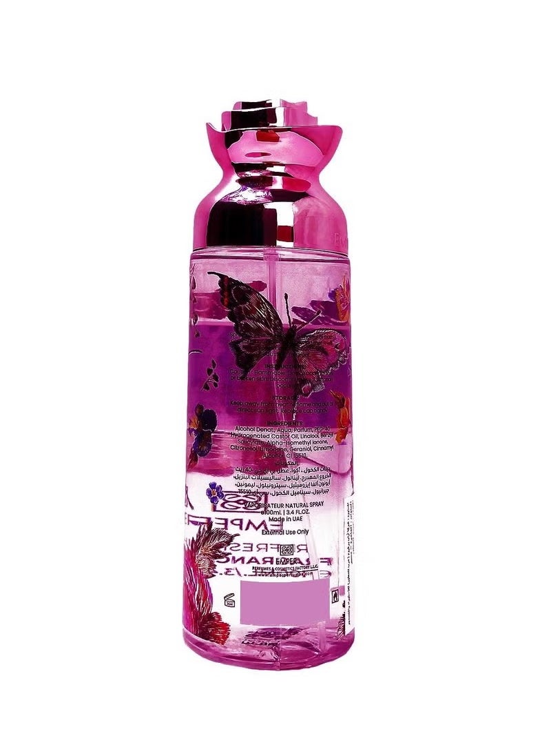 Emper Flower's Secret Butterfly Charm - Body Mist - For Women - 100ml  - Image 2